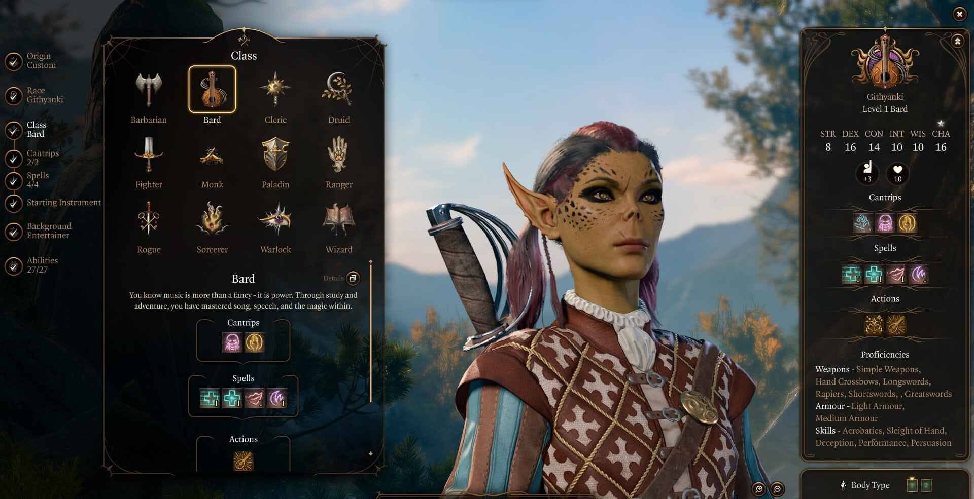 Baldur's Gate 3 Migliore sottoclasse