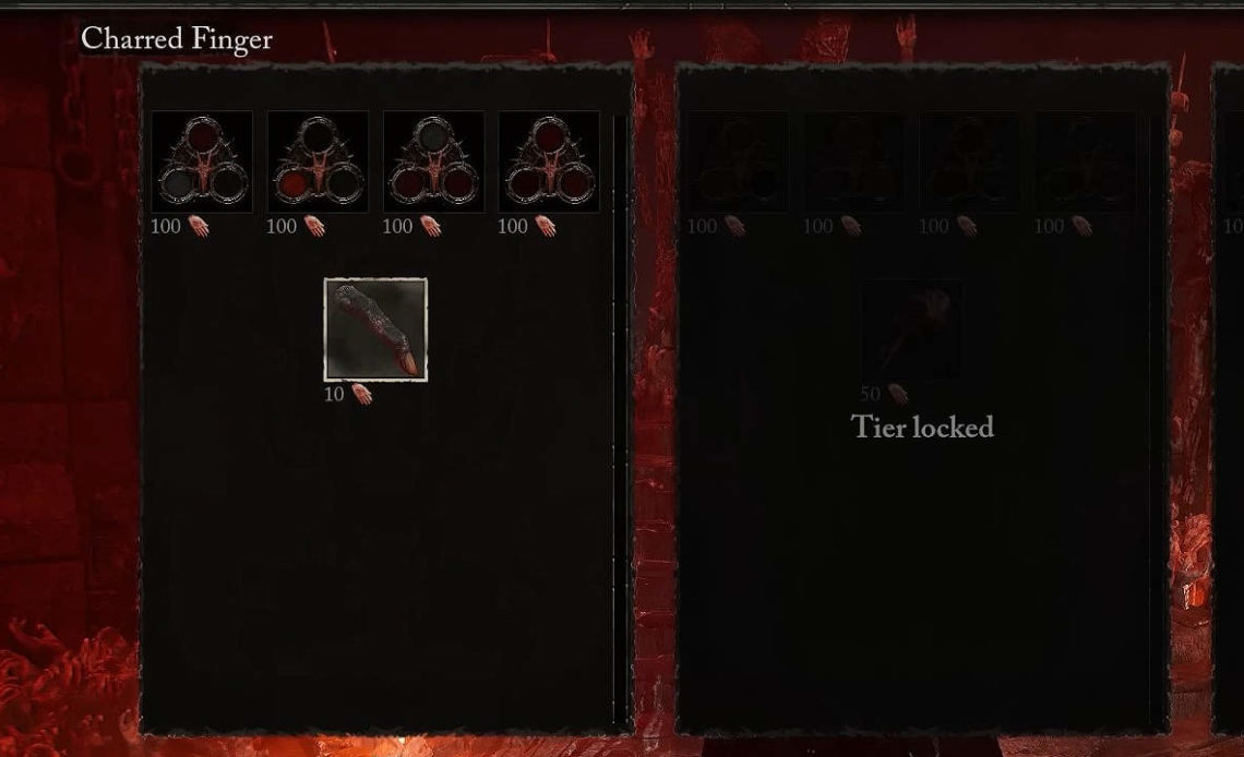 Lords of the Fallen Charred Fingers