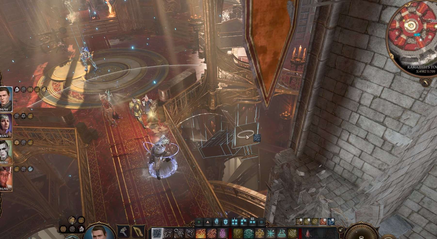 Puzzle della Torre Ramazith di Baldur's Gate 3