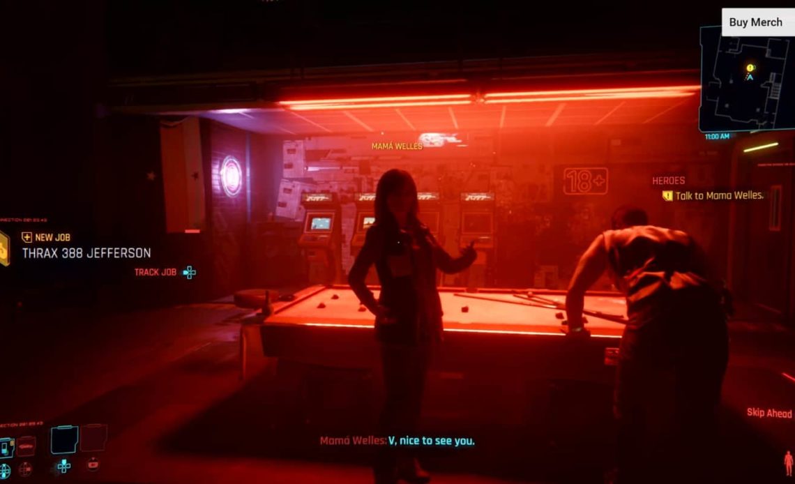 Heroes side job in Cyberpunk 2077