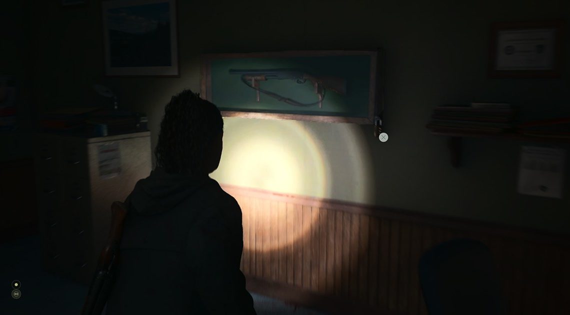 Codice di blocco del fucile della stazione di polizia di Alan Wake 2