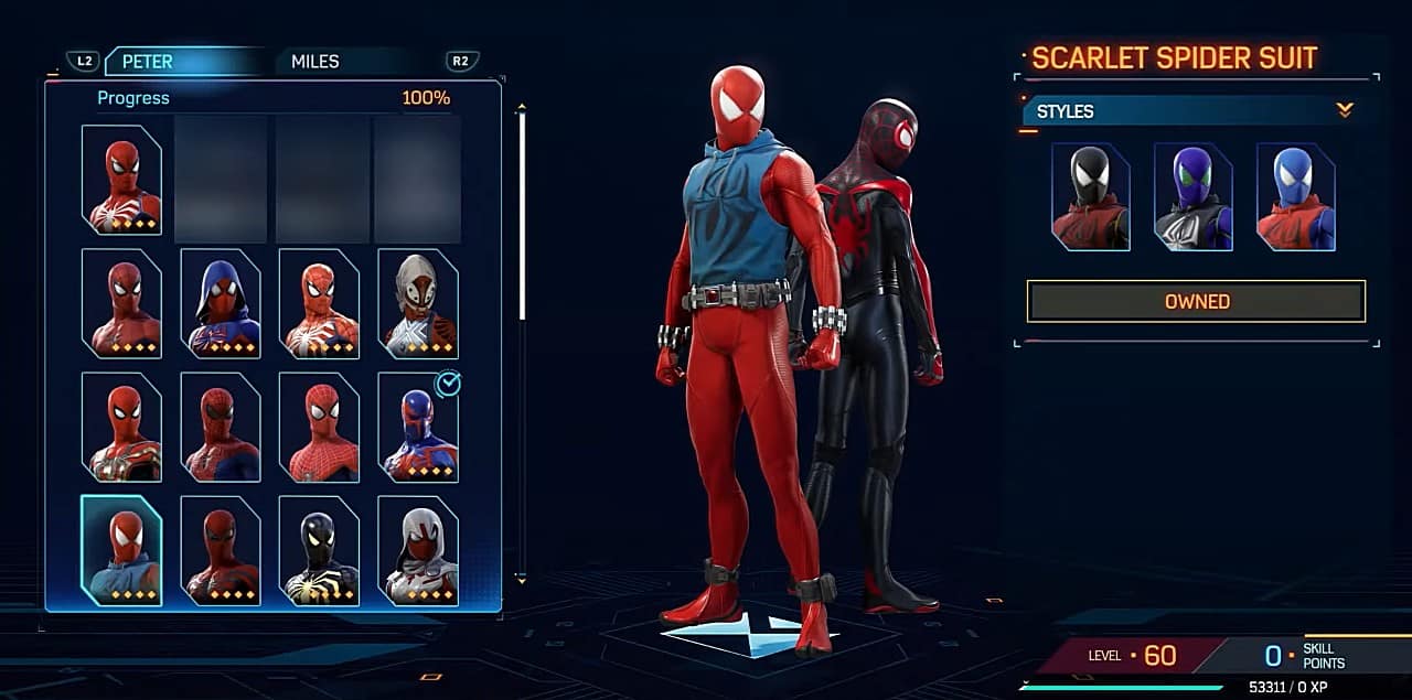 Abito Spiderman 2 di Scarlet Spider