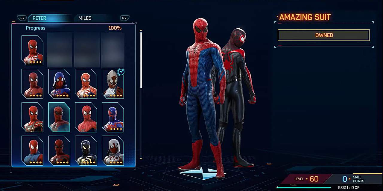 Fantastico costume di Spiderman 2