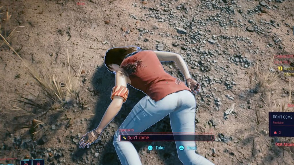 Frammento di Cyberpunk 2077 Casa su una collina