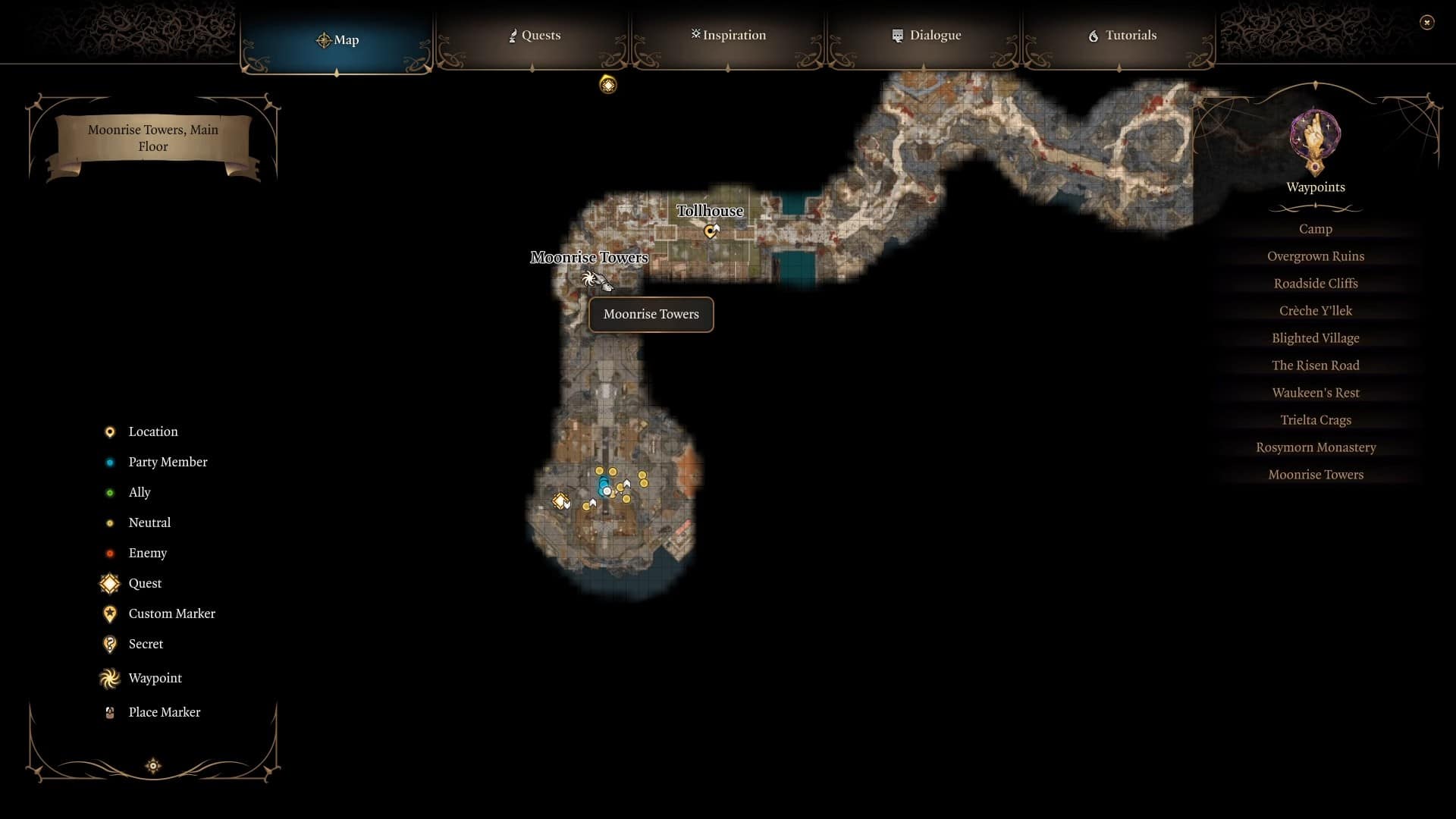 BG3 Salva la mappa di Minthara