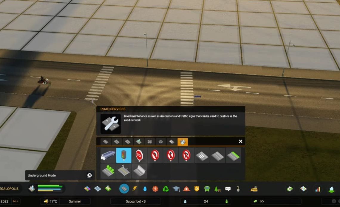 Turn off traffic lights in Cities Skylines 2