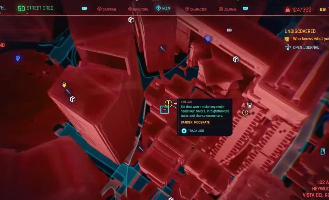 Only Pain side mission location in cyberpunk 2077