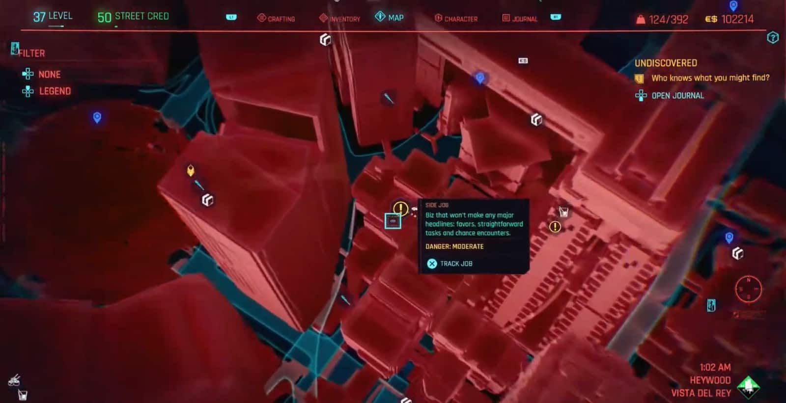 L'unico luogo della missione secondaria Pain in Cyberpunk 2077