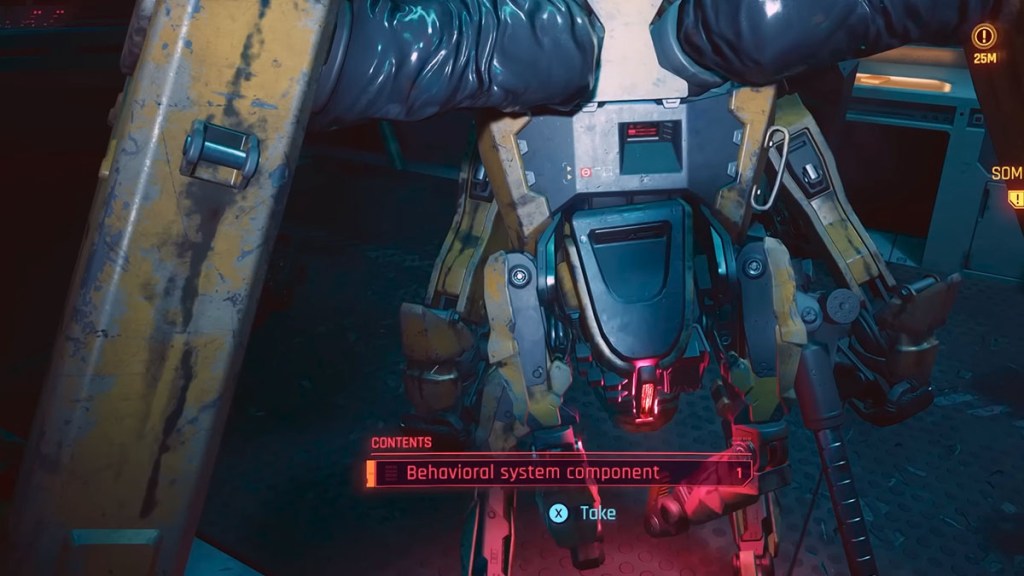 Posizione del sistema comportamentale di Cerberus in Cyberpunk 2077