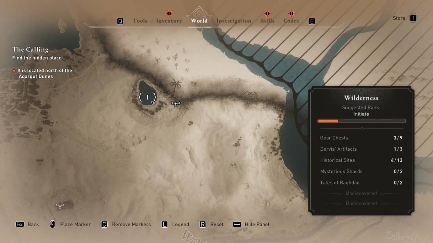 Assassin's Creed Mirage L'oasi del luogo nascosto