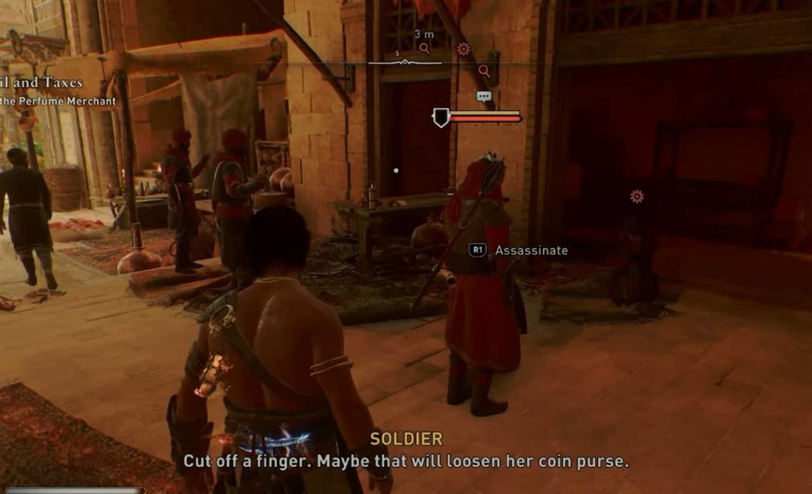 Soluzione di Assassin's Creed Mirage Of Toil and Taxes Investigation
