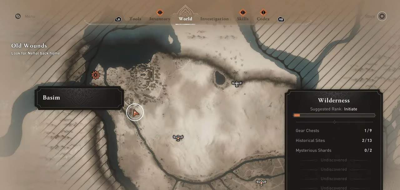 Posizione di Anbar nell'AC Mirage