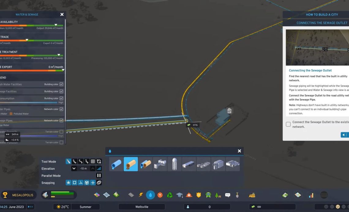 Sewage System in Cities Skylines 2