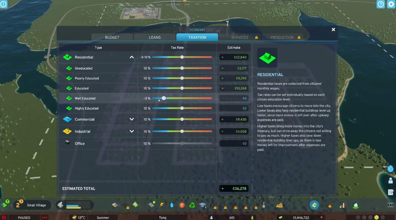 Mantenere le tasse stabili