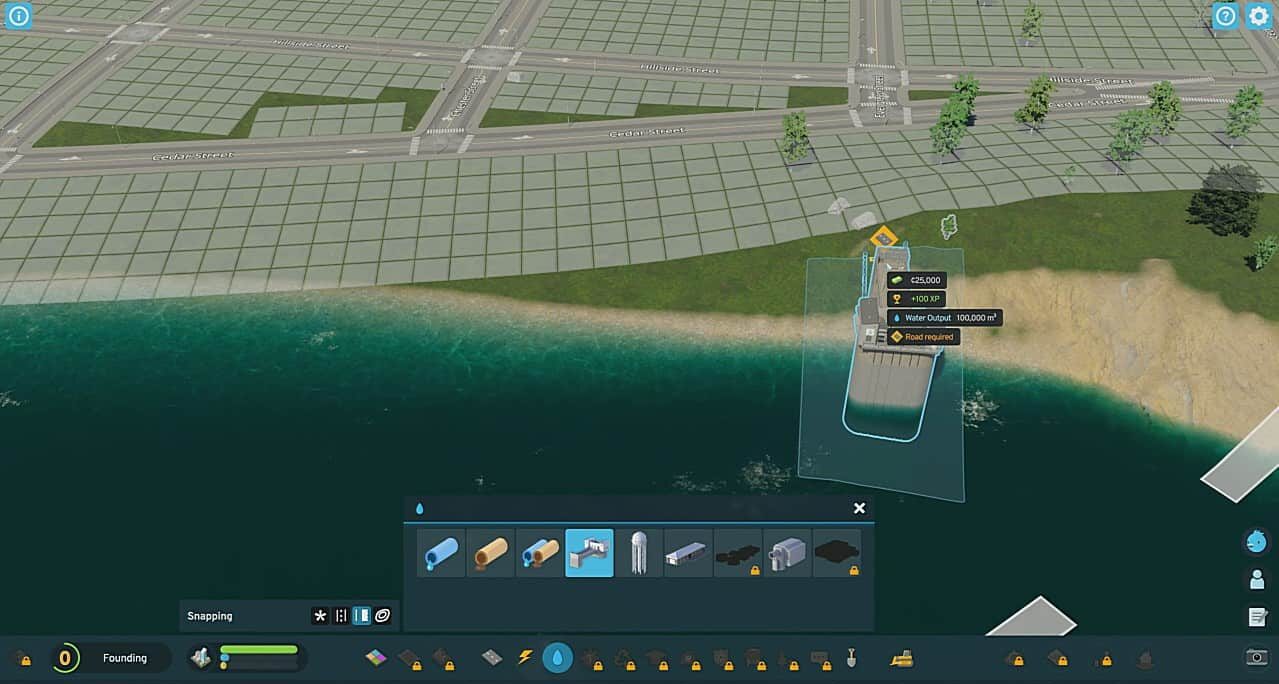 skyline delle città sull'acqua 2