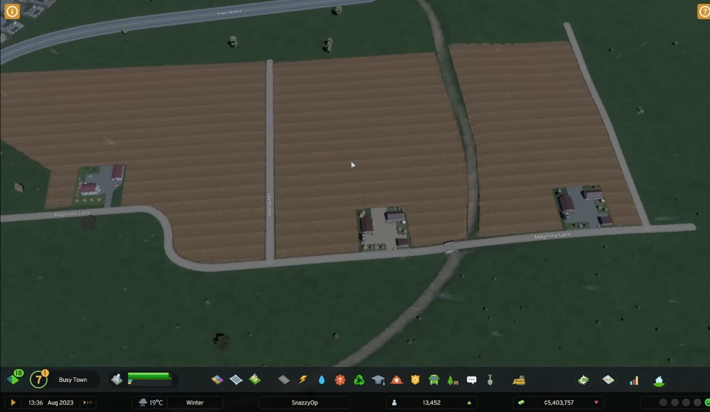 Disposizione del settore agricolo