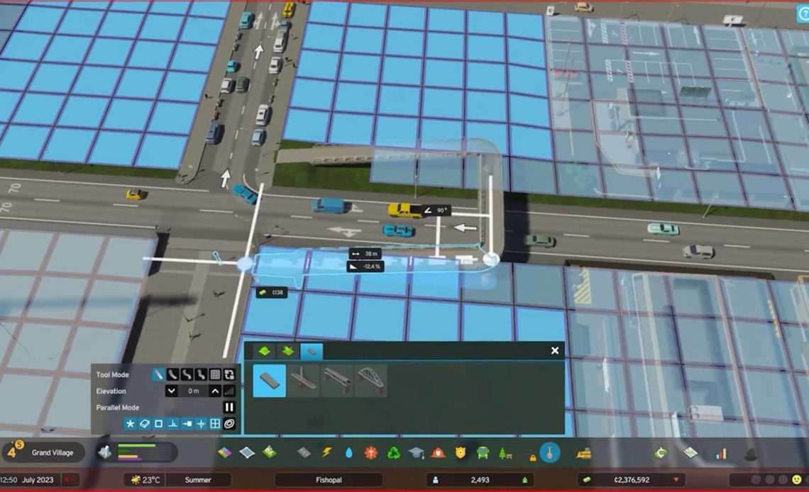 Pedestrian Overpass Cities Skylines 2