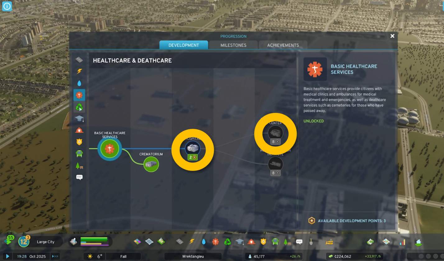 Sanità avanzata [Healthcare and Deathcare] nodi