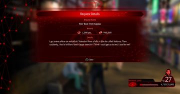 Come un drago Gaiden Kappa Posizione: dove trovare l'oggetto How 'Bout Them Kappas