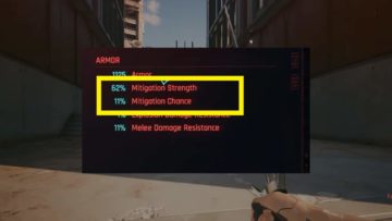 Come funziona la mitigazione dei danni 2.0 in Cyberpunk 2077