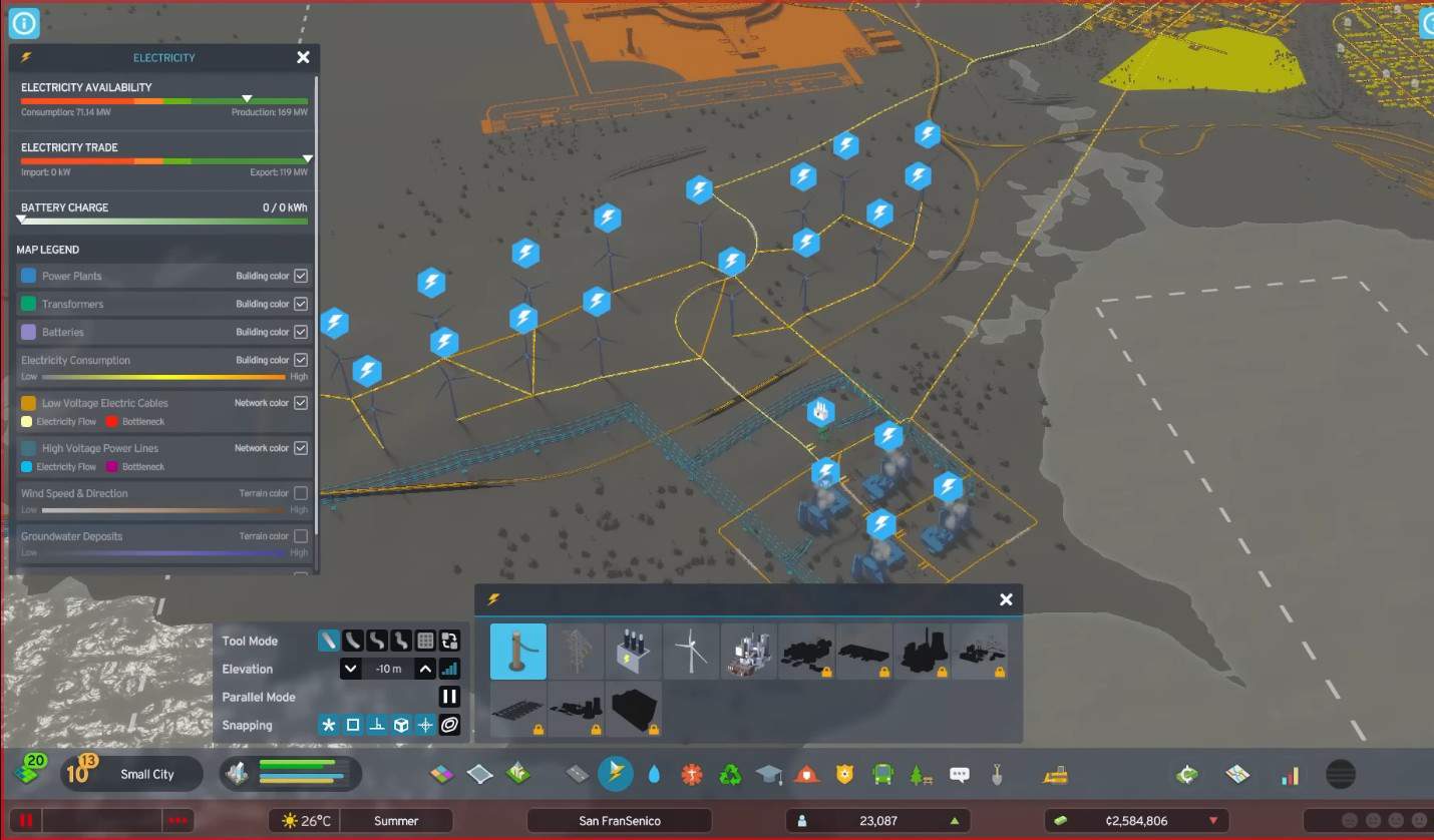 Collegare la rete elettrica