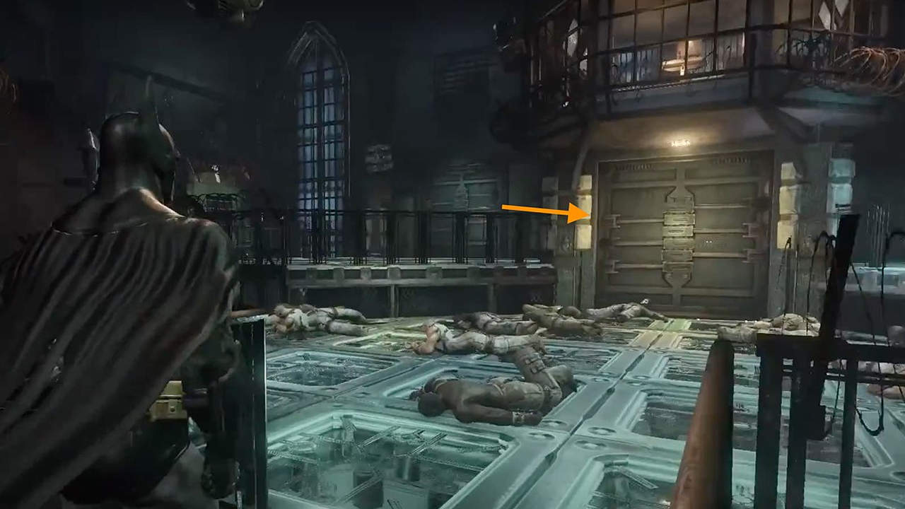 Sconfiggi i detenuti per aprire la strada alla tua ultima mappa Riddle nell'Arkham Asylum. 