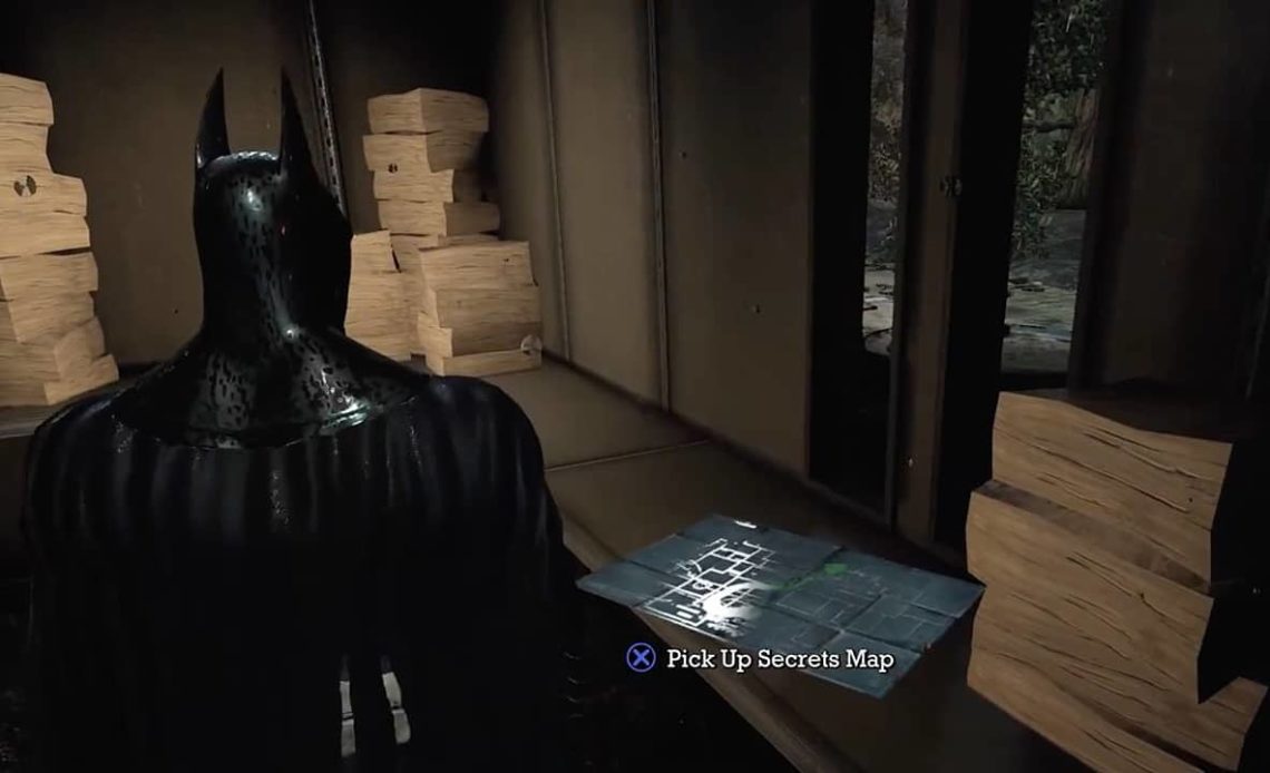 Batman Arkham Asylum Secrets Maps