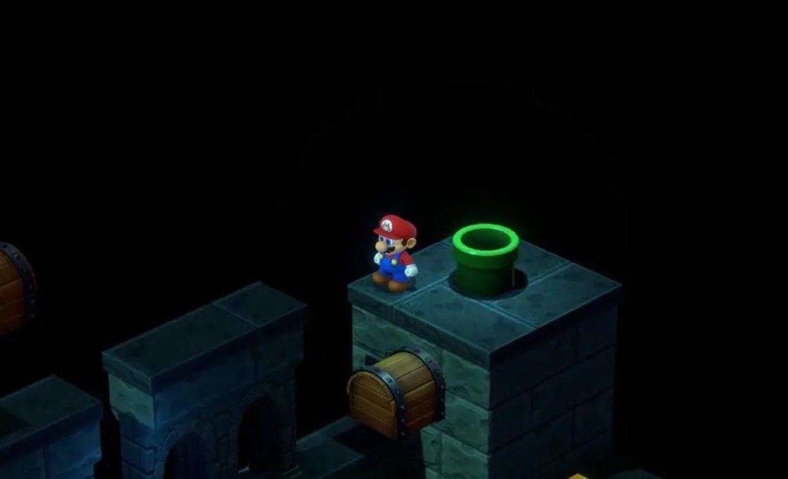 Secret Chest in Kero Sewers in Super Mario RPG