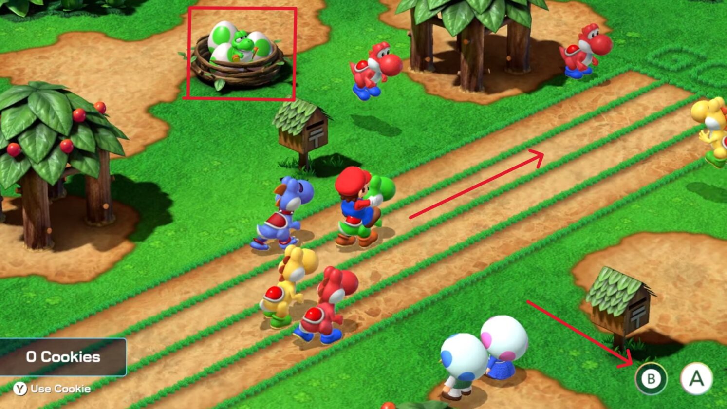Vinci la gara Yoshi in Super Mario RPG