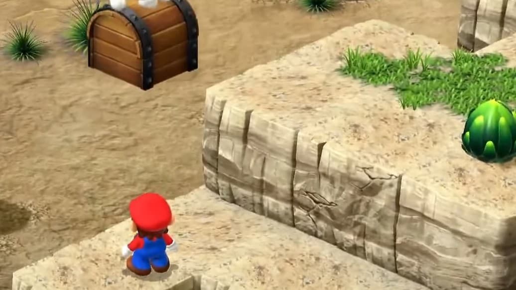 scrigno del tesoro nascosto di Land's End in Super Mario RPG