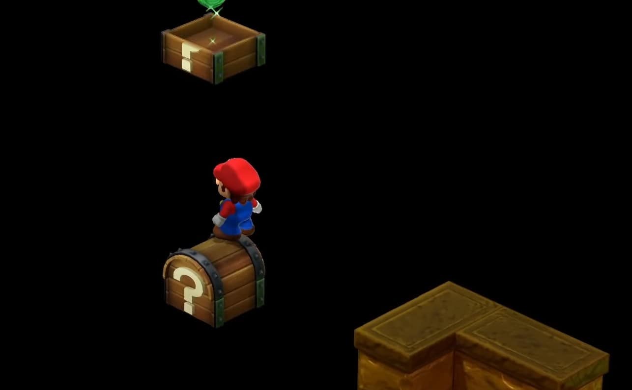 Posizione del tempio di Land's End Posizione nascosta del forziere del tesoro in Super Mario RPG 2