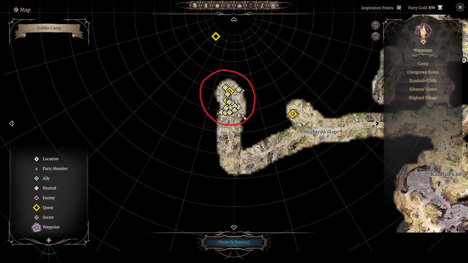 BG3 Marchio della posizione Assoluta