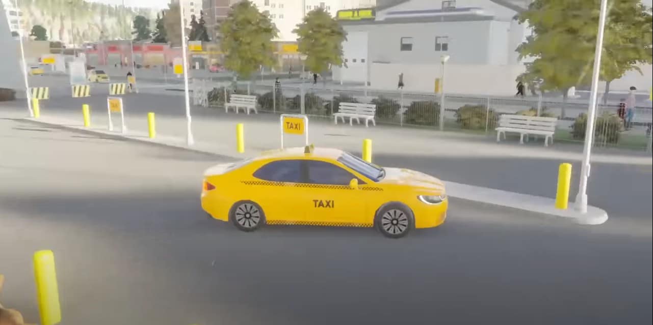 Sistema di taxi negli skyline delle città 2