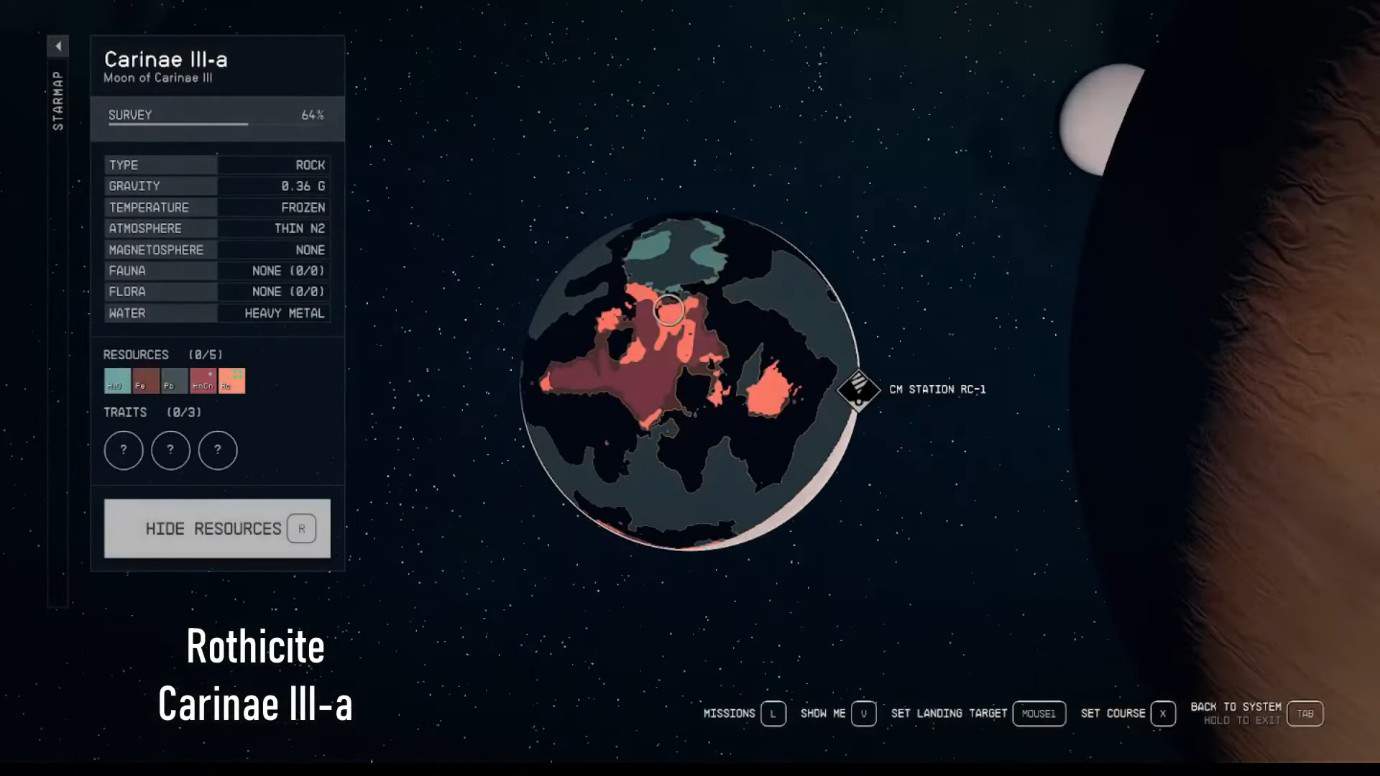 Luna Carinae III-a a Starfield