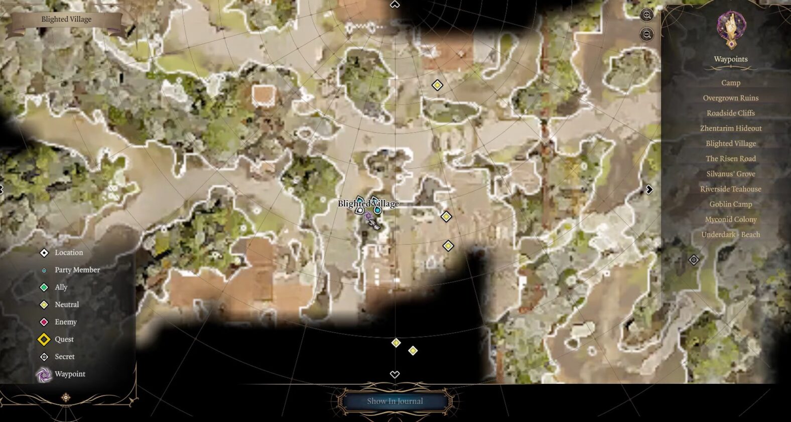 Posizione della casa degli orchi in BG3