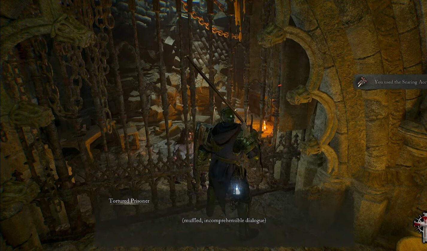 Libera il prigioniero torturato