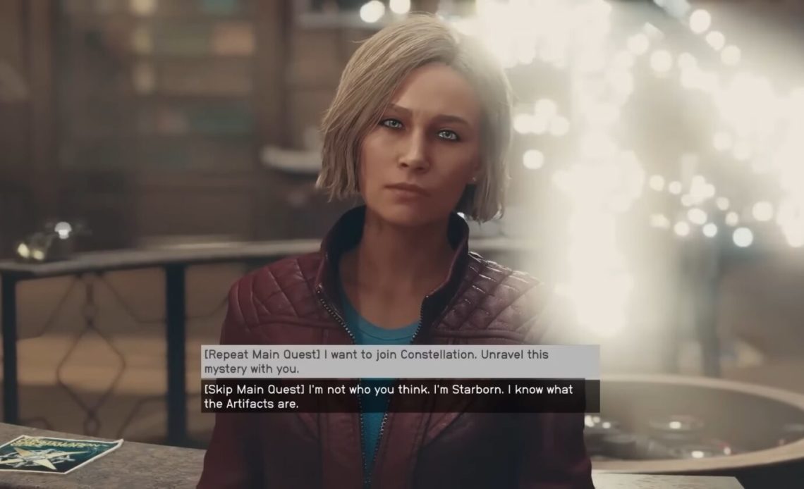 Come saltare la serie di missioni principali in Starfield