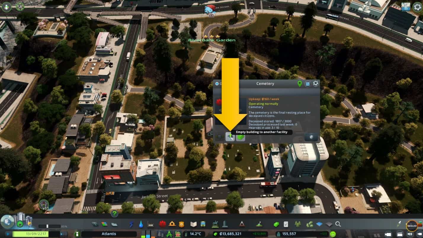 Seleziona il Cimitero