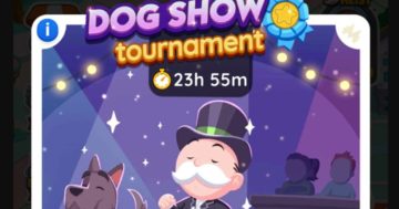 Elenco dei premi del torneo Monopoly Go Dog Show