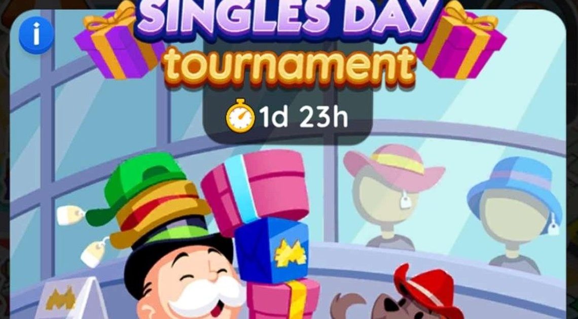 Elenco dei premi del torneo Monopoly Go Singles Day