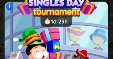 Elenco dei premi del torneo Monopoly Go Singles Day
