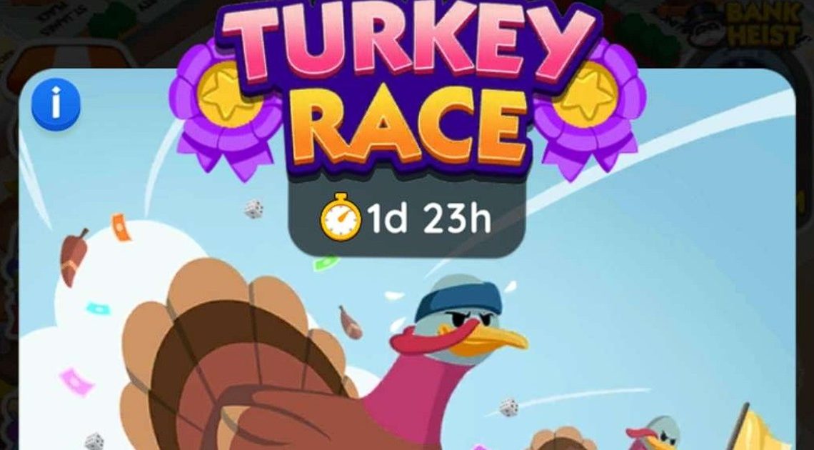 Elenco dei premi del torneo Monopoly Go Turkey Race per il 22-24 novembre 2023