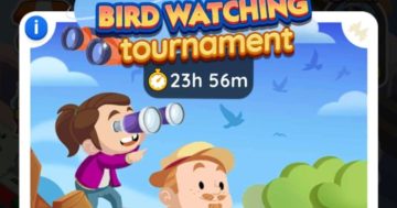 Elenco dei premi del torneo di birdwatching di Monopoly Go