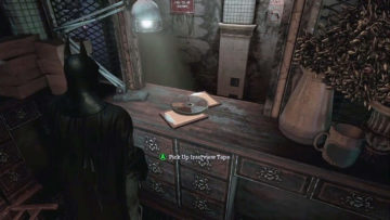 Posizioni dei nastri delle interviste di Batman: Arkham Asylum