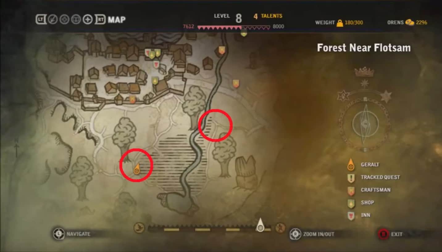 Scopri la posizione dei Nidi di Endrega