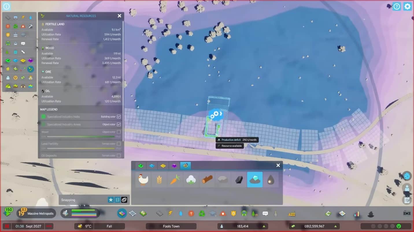 avviare l'industria mineraria degli skyline delle città 2