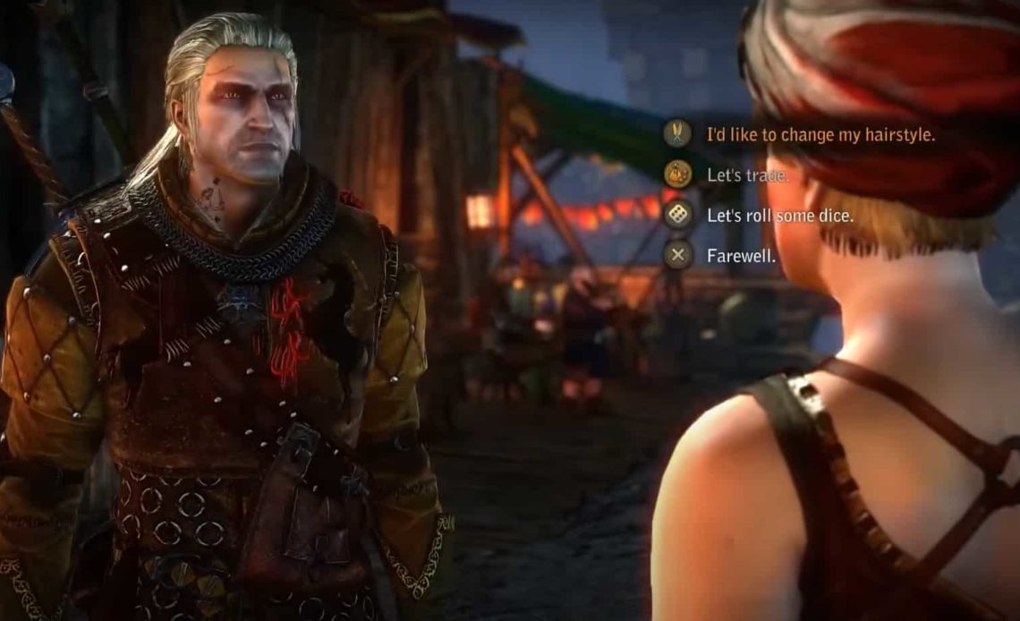Change Hairstyles in The Witcher 2