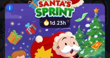 Elenco dei premi del torneo Sprint di Monopoly Go Santa per il 24-26 dicembre 2023