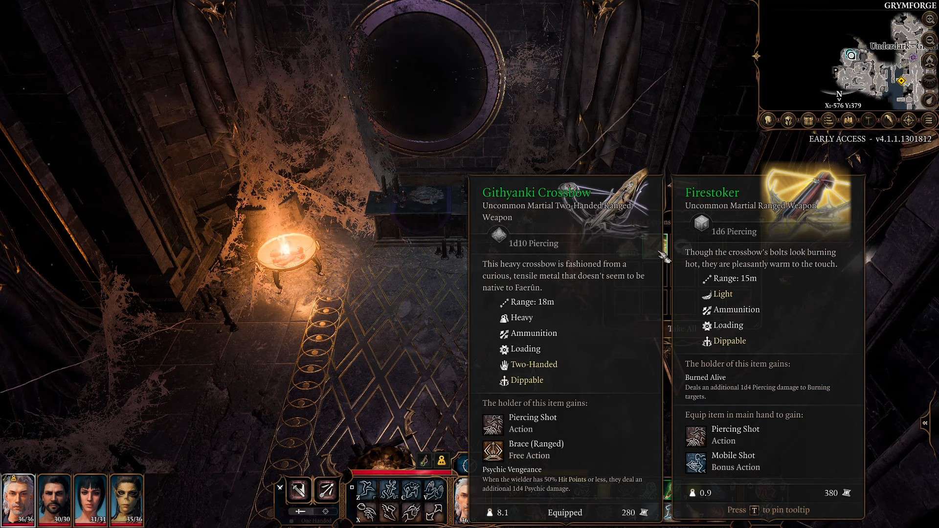 Posizione del fuochista BG3