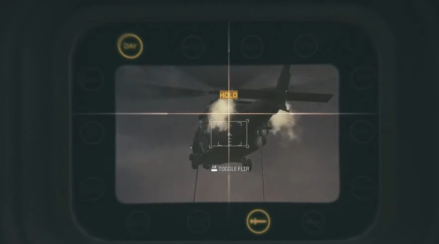 lanciatore che distrugge l'elicottero in zombie mw3